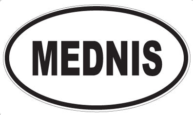 MEDNIS - Oval Sticker