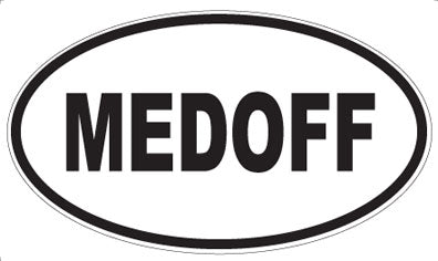 MEDOFF - Oval Sticker