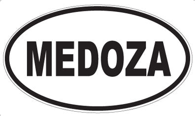 MEDOZA - Oval Sticker