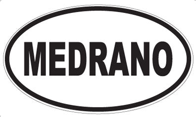 MEDRANO - Oval Sticker