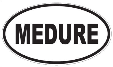 MEDURE - Oval Sticker