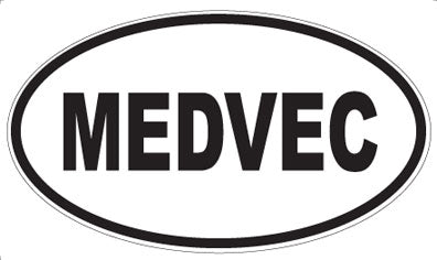 MEDVEC - Oval Sticker