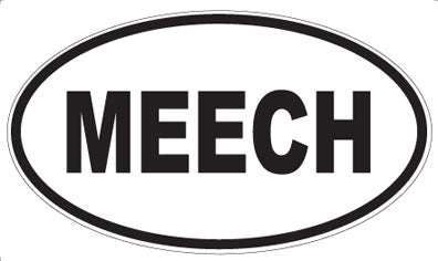 MEECH - Oval Magnet