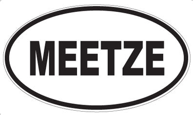 MEETZE - Oval Magnet