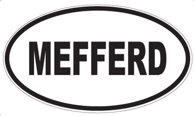 MEFFERD - Oval Magnet