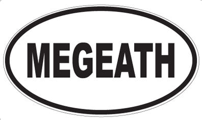 MEGEATH - Oval Magnet