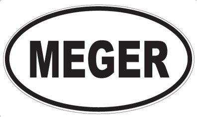 MEGER - Oval Magnet