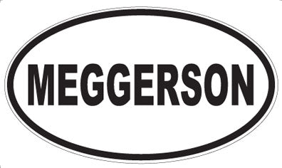 MEGGERSON - Oval Magnet