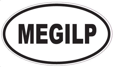 MEGILP - Oval Sticker