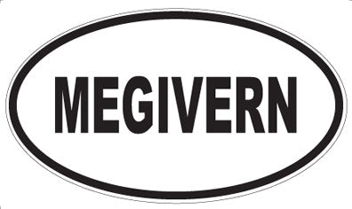 MEGIVERN - Oval Magnet