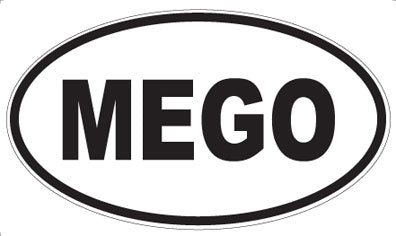 MEGO - Oval Sticker