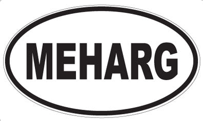MEHARG - Oval Sticker