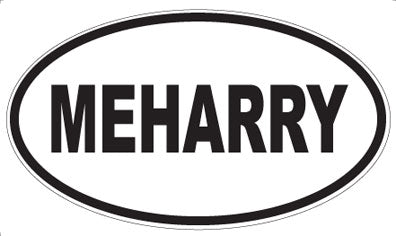 MEHARRY - Oval Magnet