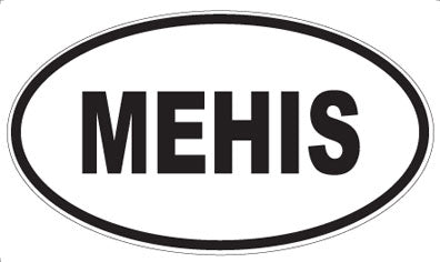 MEHIS - Oval Sticker