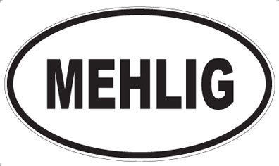 MEHLIG - Oval Magnet