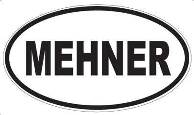 MEHNER - Oval Magnet