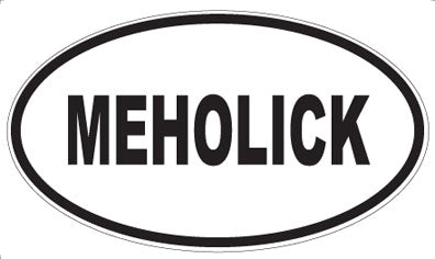 MEHOLICK - Oval Magnet