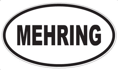 MEHRING - Oval Magnet