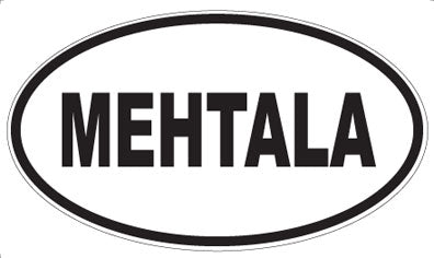 MEHTALA - Oval Sticker