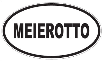 MEIEROTTO - Oval Magnet