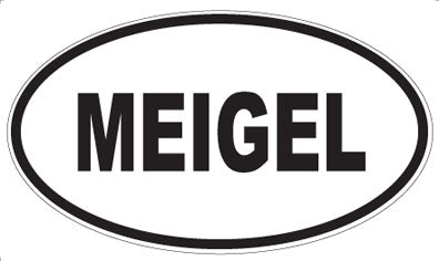 MEIGEL - Oval Magnet
