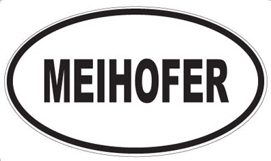 MEIHOFER - Oval Magnet