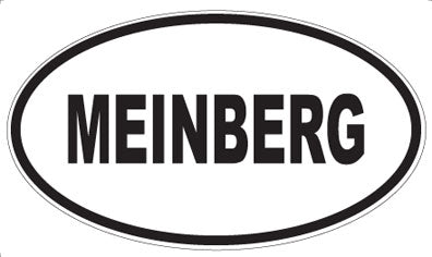 MEINBERG - Oval Magnet