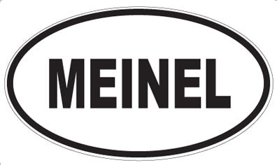 MEINEL - Oval Sticker