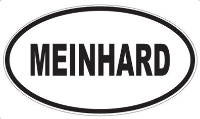 MEINHARD - Oval Sticker