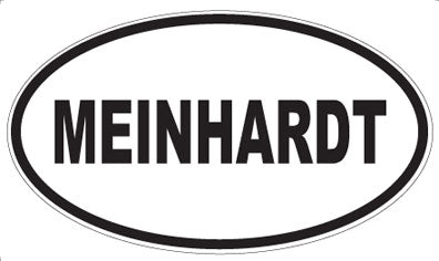 MEINHARDT - Oval Sticker