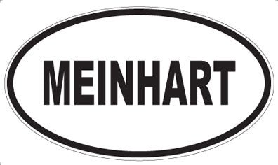 MEINHART - Oval Sticker