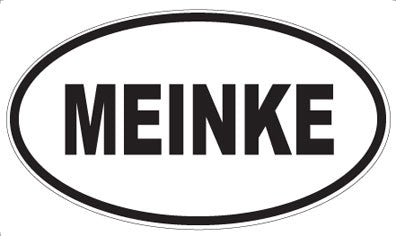 MEINKE - Oval Magnet