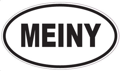 MEINY - Oval Sticker