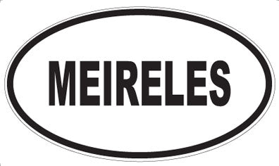MEIRELES - Oval Magnet