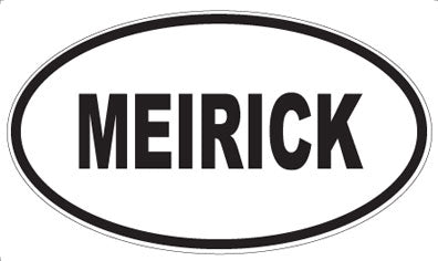MEIRICK - Oval Magnet