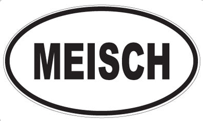 MEISCH - Oval Magnet