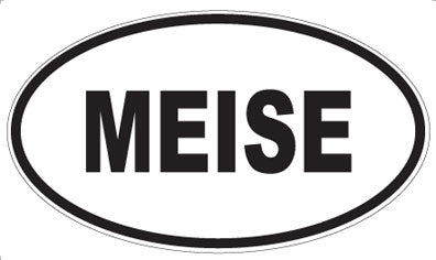 MEISE - Oval Sticker
