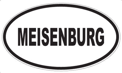 MEISENBURG - Oval Magnet
