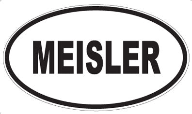MEISLER - Oval Magnet
