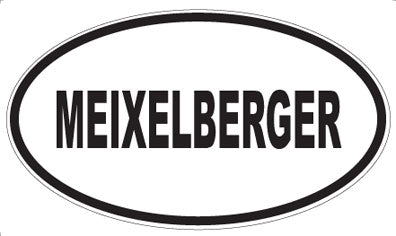 MEIXELBERGER - Oval Sticker