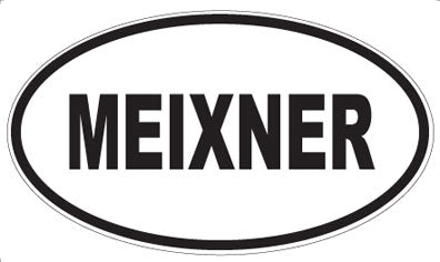 MEIXNER - Oval Sticker