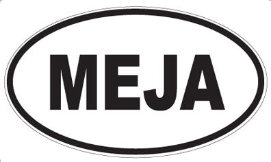 MEJA - Oval Magnet