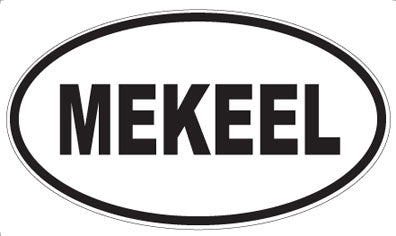 MEKEEL - Oval Sticker