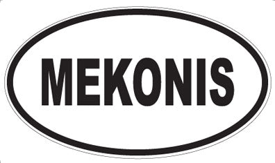 MEKONIS - Oval Magnet