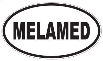 MELAMED - Oval Sticker