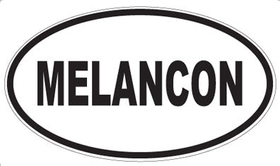 MELANCON - Oval Magnet