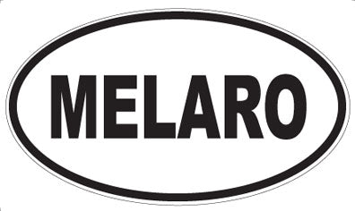 MELARO - Oval Magnet