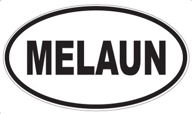 MELAUN - Oval Sticker