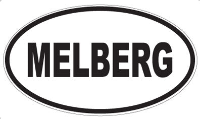 MELBERG - Oval Magnet