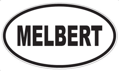 MELBERT - Oval Sticker